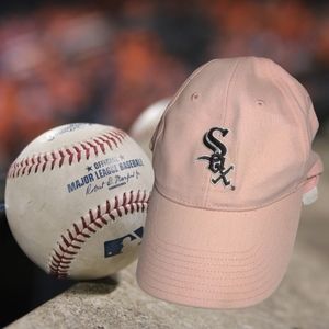 Pink 100% Cotton Kick 10 Chicago White Sox baseball cap
